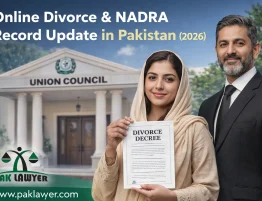 Online Divorce & NADRA Record Update in Pakistan